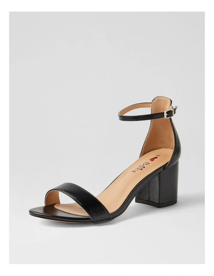 Jordyn Black Glaze Sandals image 2