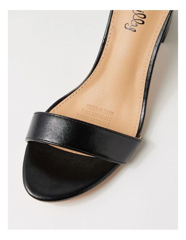 Jordyn Black Glaze Sandals image 4