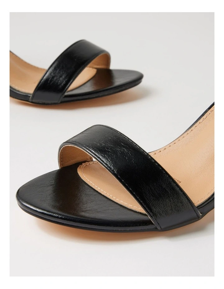 Jordyn Black Glaze Sandals image 5