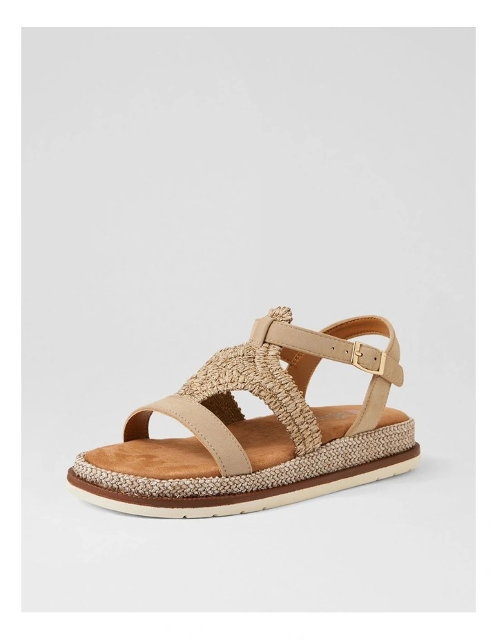 Daeman Cafe Synthetic Raffia Slides image 2