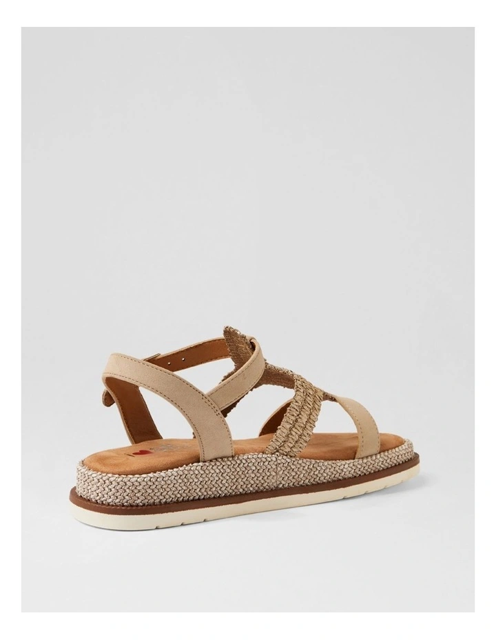 Daeman Cafe Synthetic Raffia Slides image 3