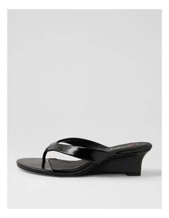 Narline Black Glaze Wedges