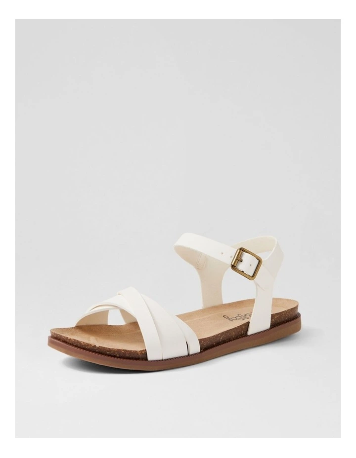 Clonti White Sandals image 2