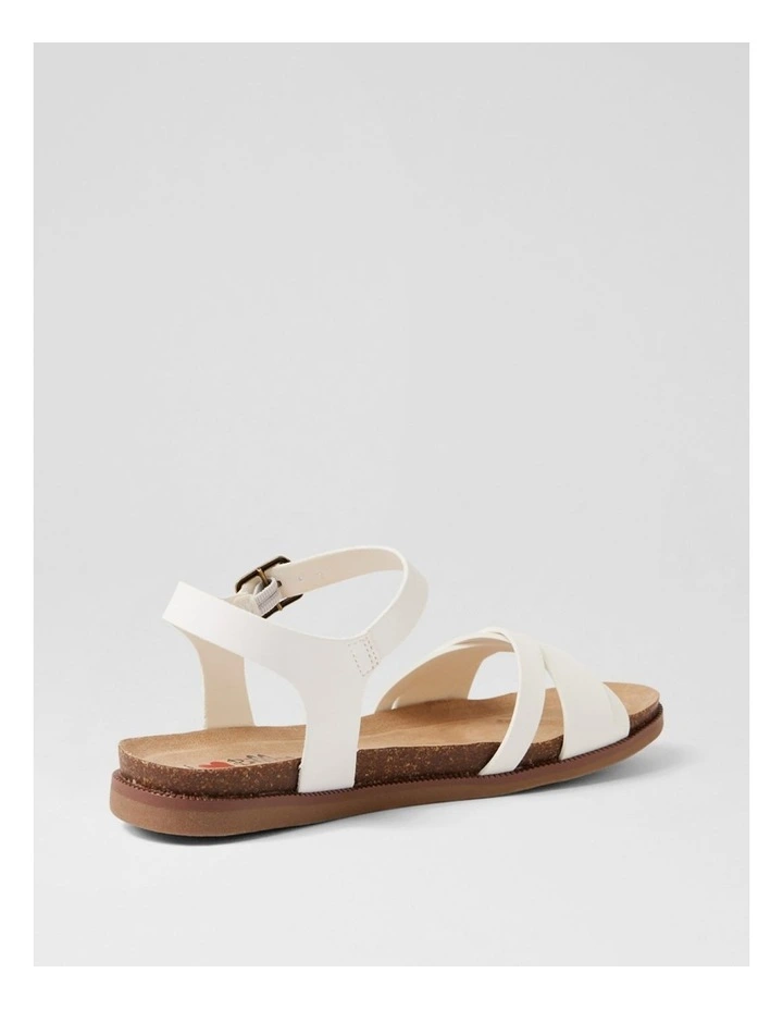 Clonti White Sandals image 3