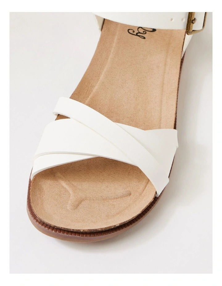 Clonti White Sandals image 4