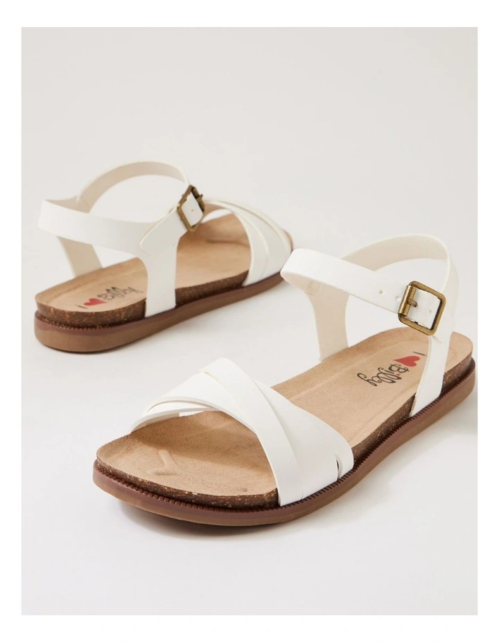 Clonti White Sandals image 5