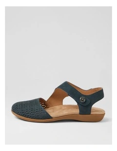 Cheyenne Navy Nubuck Mary Janes