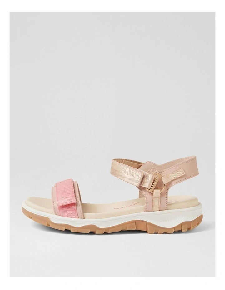 Ramble Taupe Rose Multi Leather Strappy Sandals image 1