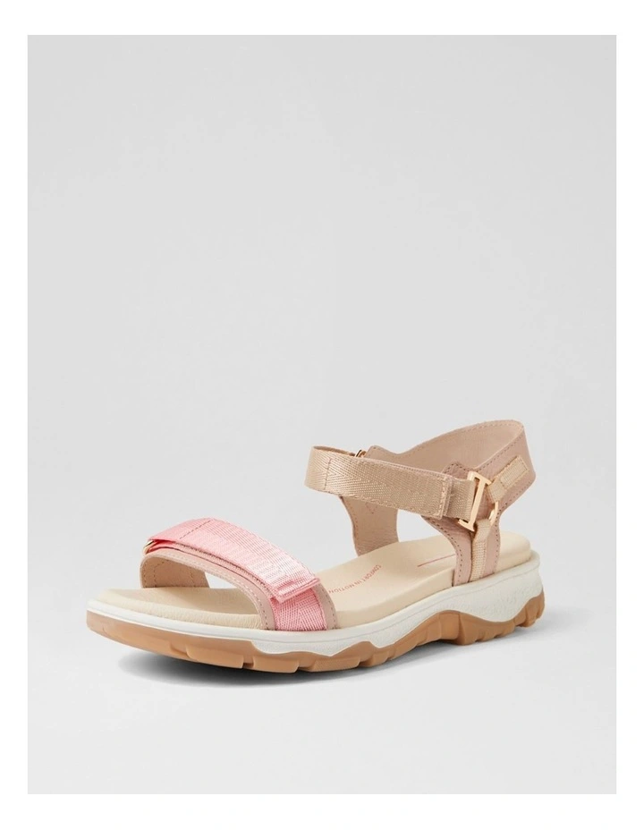 Ramble Taupe Rose Multi Leather Strappy Sandals image 2