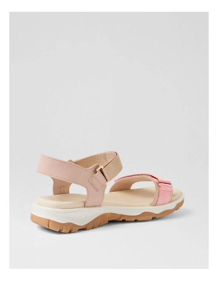 Ramble Taupe Rose Multi Leather Strappy Sandals image 3