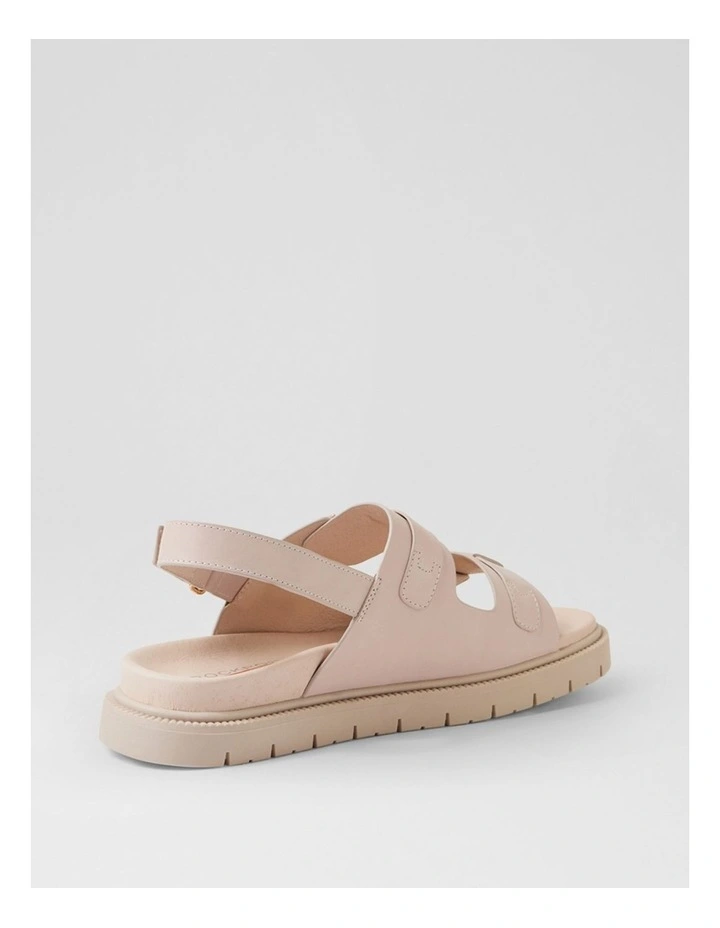 Hobart Almond Leather Slides image 3