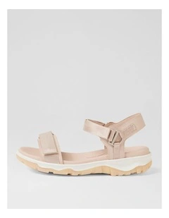 Ramble Nougat Leather Strappy Sandals