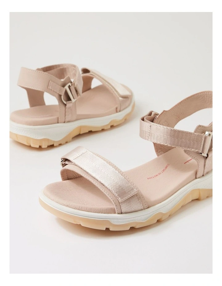 Ramble Nougat Leather Strappy Sandals image 5