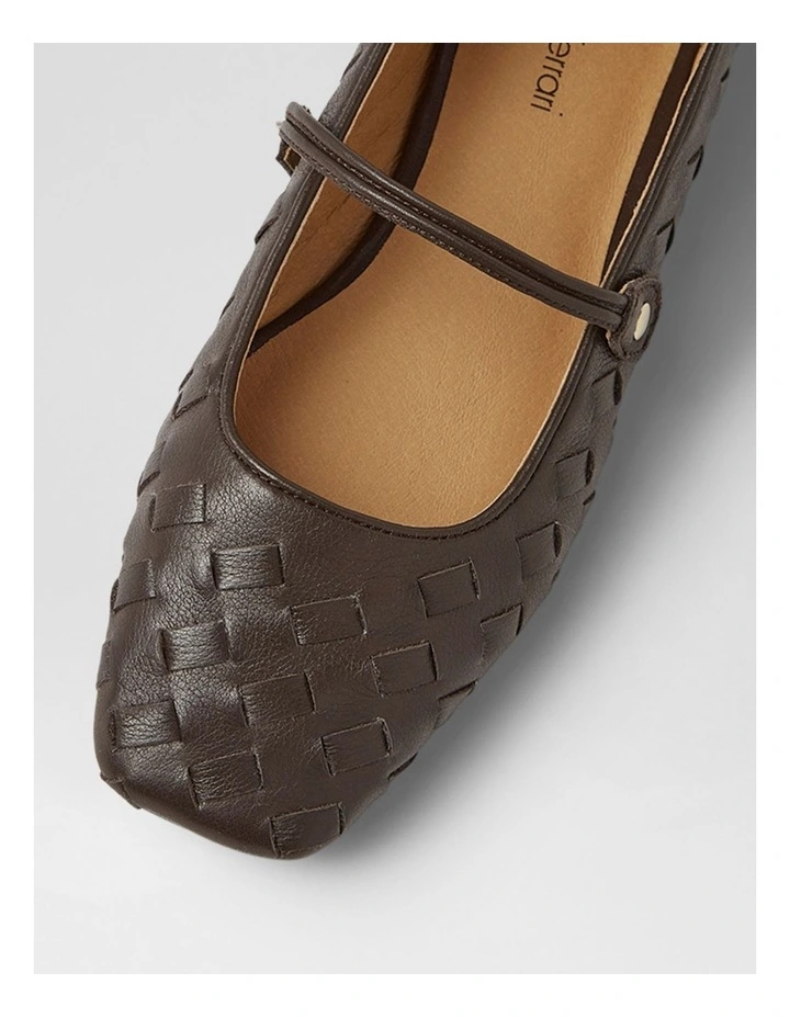 Zura Choc Leather Mary Janes image 4