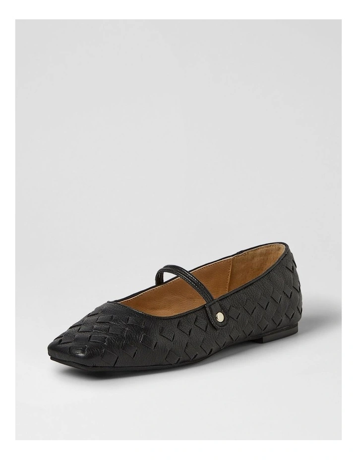 Zura Black Leather Mary Janes image 2