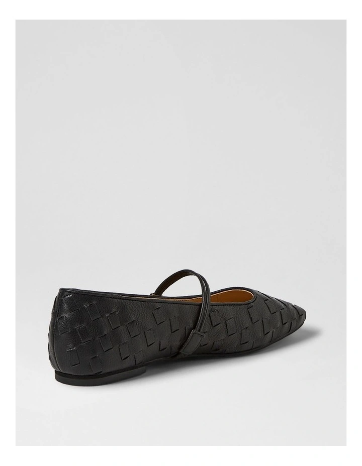 Zura Black Leather Mary Janes image 3