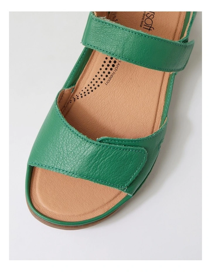 Kendals Emerald Gum Leather Sandals image 4