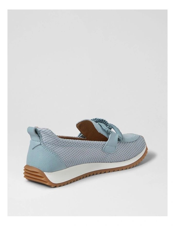 Darta Denim Mesh Leather Loafers image 3