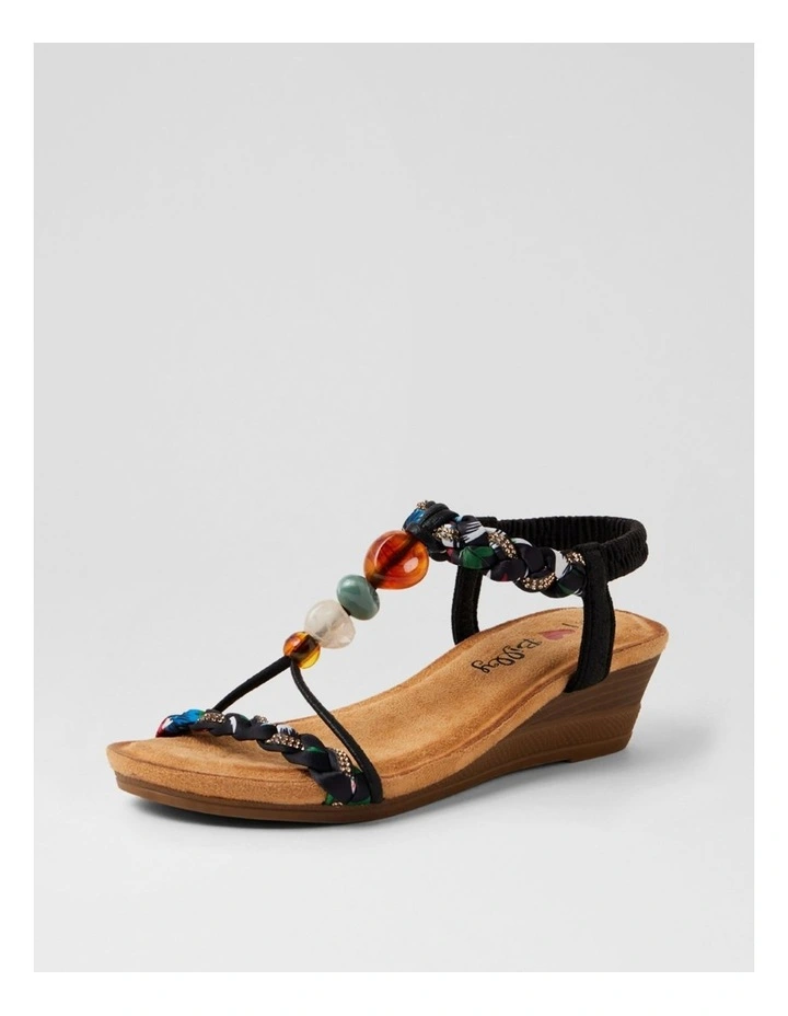 Sholonda Black Multi Sandals image 2