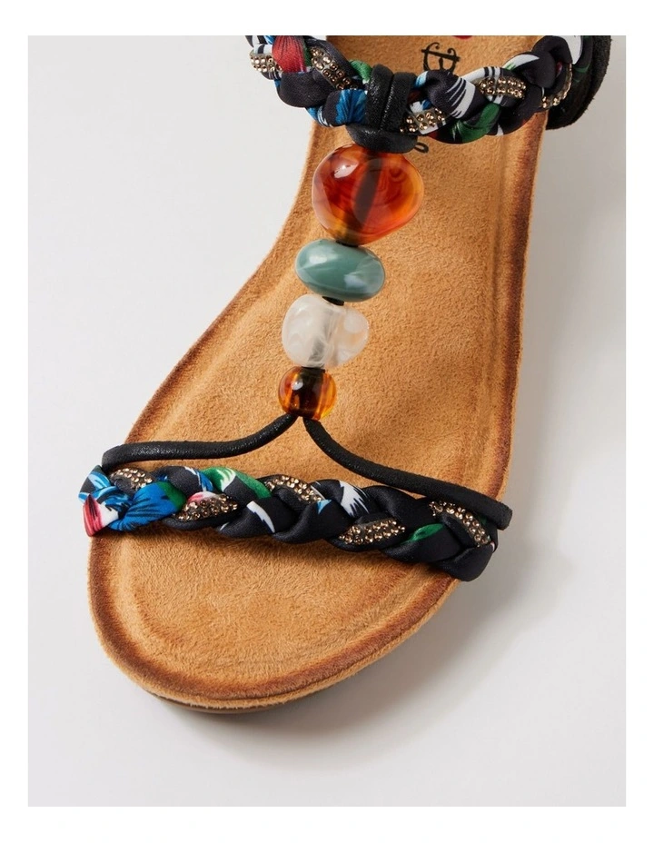 Sholonda Black Multi Sandals image 4