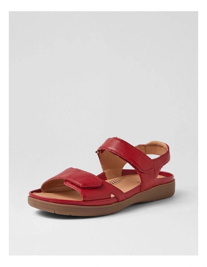Kendals Dark Red Gum Leather Sandals image 2