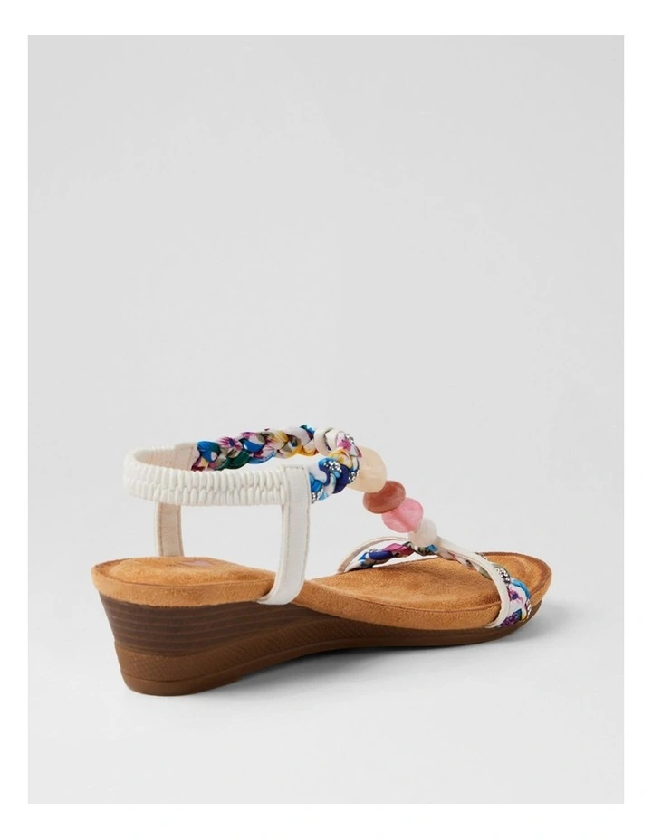 Sholonda White Multi Sandals image 3