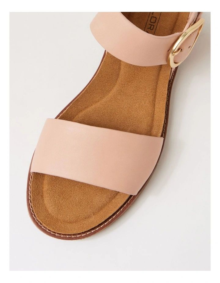 Sara Pale Pink Leather Sandals image 4