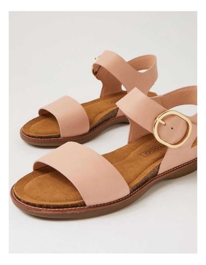 Sara Pale Pink Leather Sandals image 5