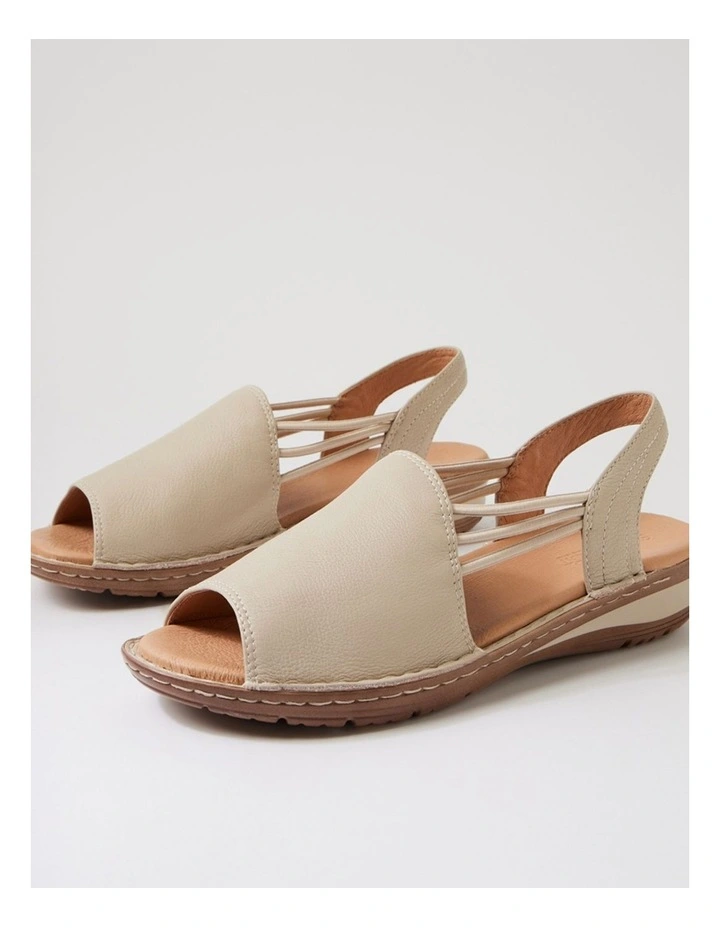 Barrina Almond Leather Wedges image 5