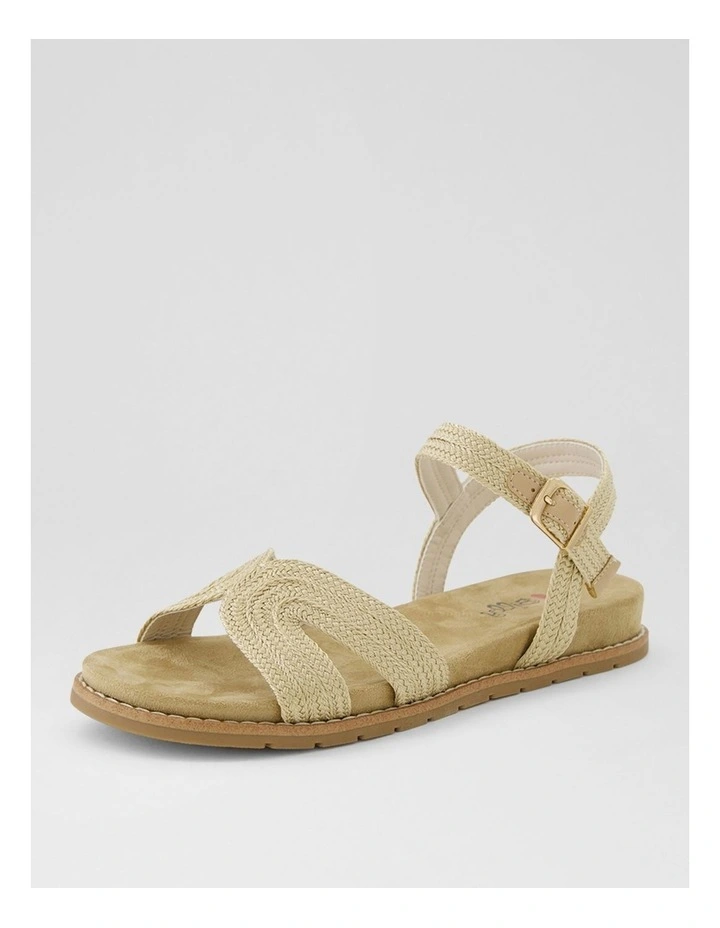 Farrah Champagne Fabric Sandals image 2