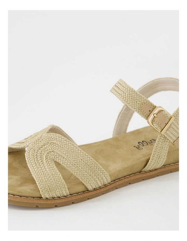 Farrah Champagne Fabric Sandals image 5