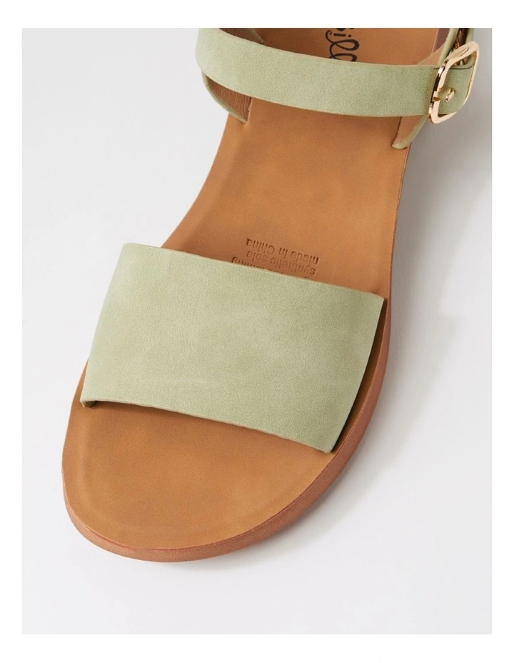Admana Pistachio Nubuck Pu Sandals image 4