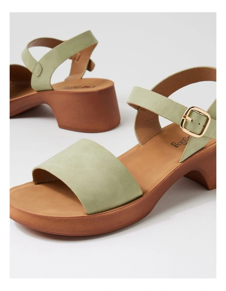 Admana Pistachio Nubuck Pu Sandals image 5