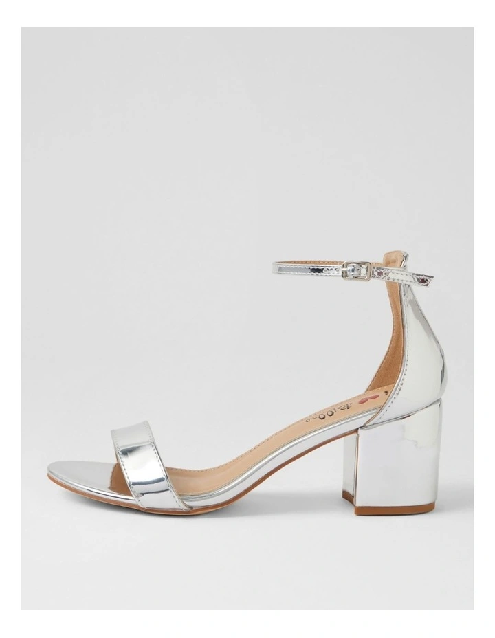 Jordyn Silver Mirror Sandals image 1