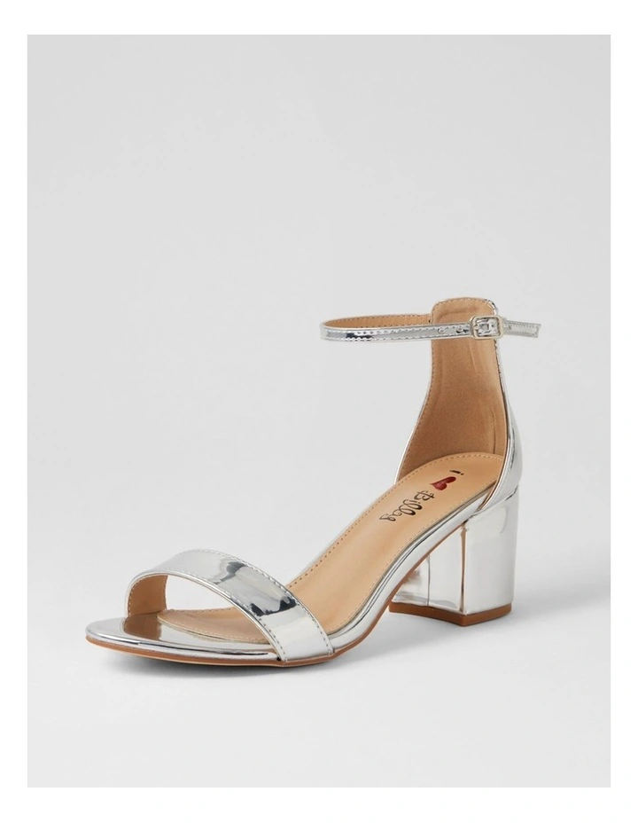 Jordyn Silver Mirror Sandals image 2
