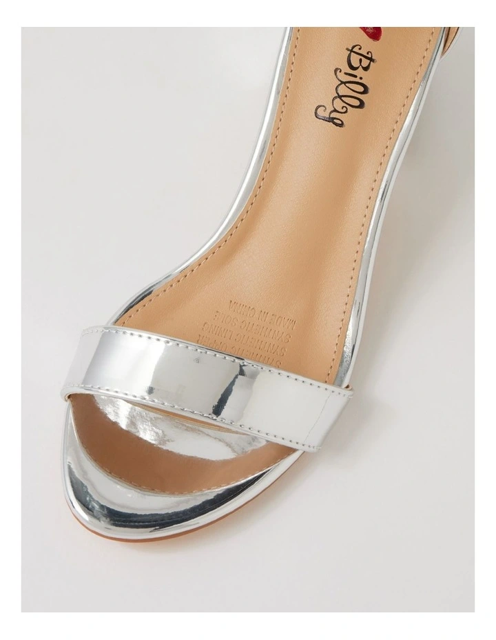 Jordyn Silver Mirror Sandals image 4