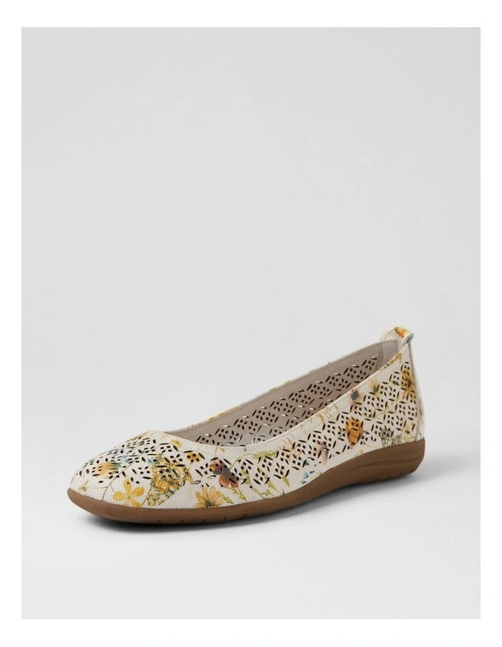 Carlinas Butterfly Multi Leather Flat Shoes image 2