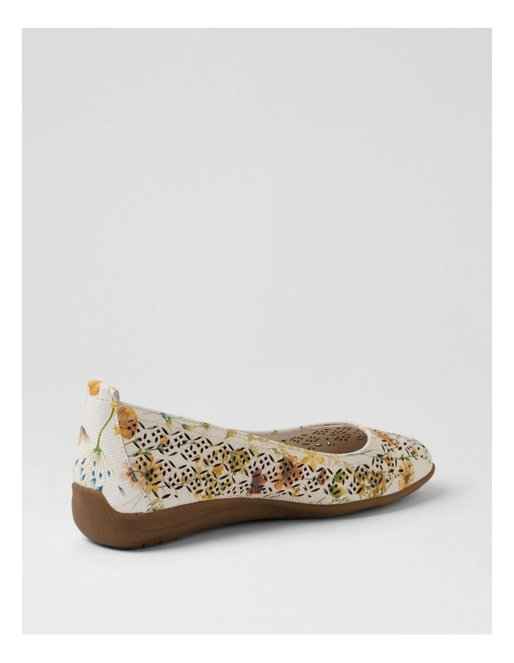 Carlinas Butterfly Multi Leather Flat Shoes image 3