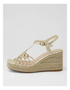 Urlas Gold Multi Rope Leather Sandals
