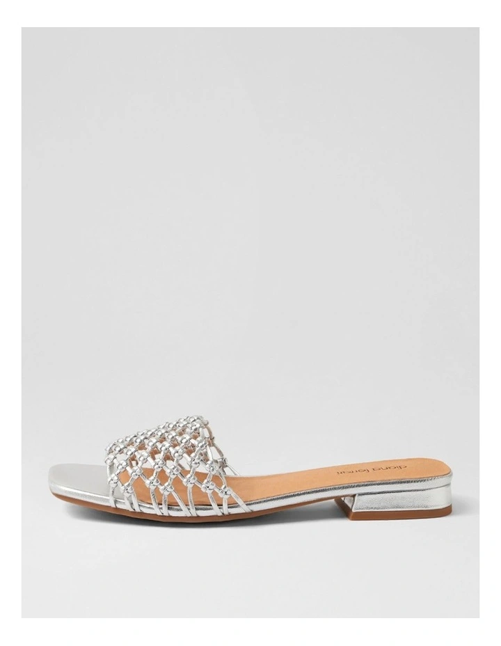 Nassa Silver Leather Sandals image 1