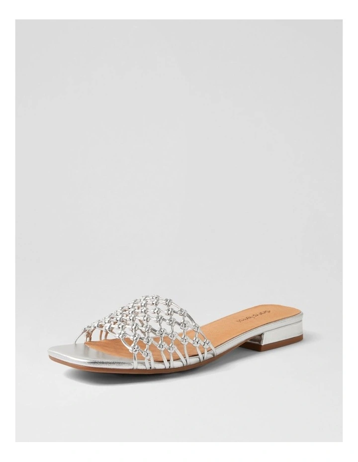 Nassa Silver Leather Sandals image 2