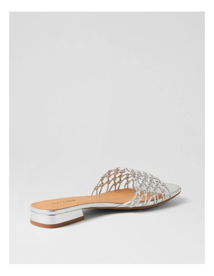 Nassa Silver Leather Sandals image 3