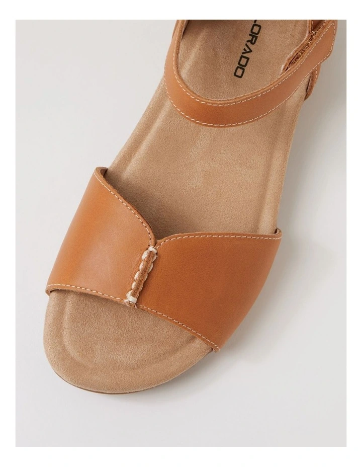 Cherry Tan Leather Sandals image 4