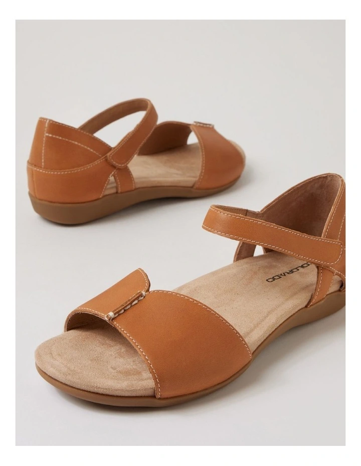 Cherry Tan Leather Sandals image 5