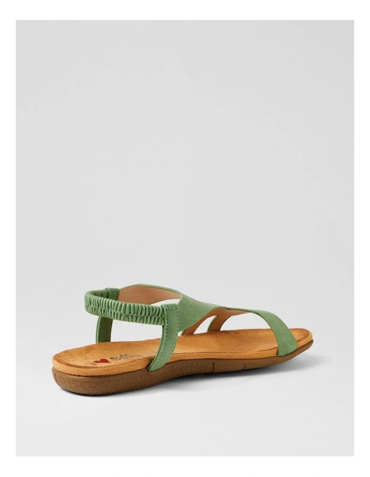 Fikela Green Nubuck Pu Sandals image 3