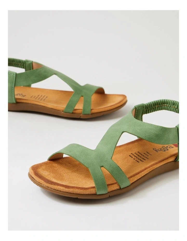 Fikela Green Nubuck Pu Sandals image 5