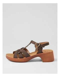 Adelaide Espresso Nubuck Pu Sandals