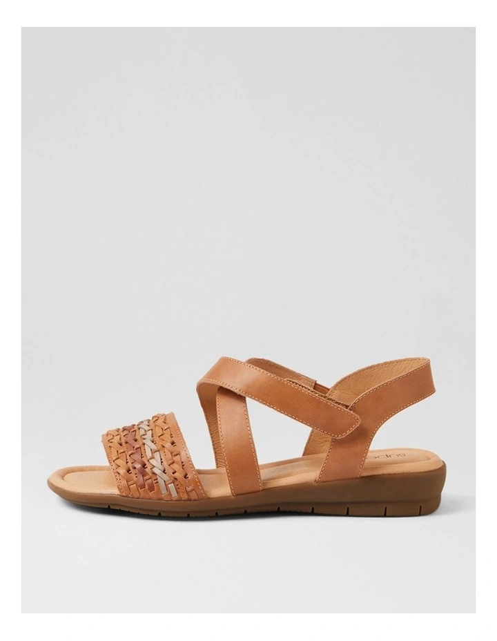 Fidelina Dark Tan Natural Multi Sandals image 1