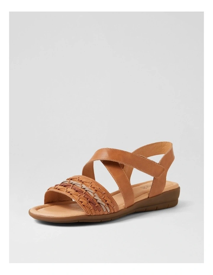 Fidelina Dark Tan Natural Multi Sandals image 2