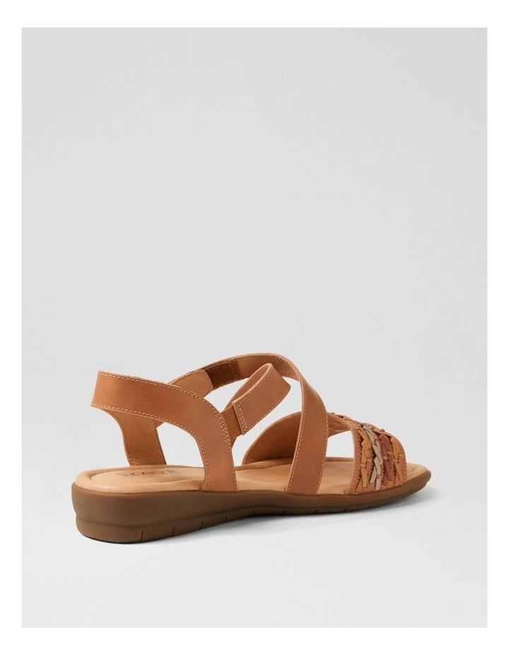 Fidelina Dark Tan Natural Multi Sandals image 3